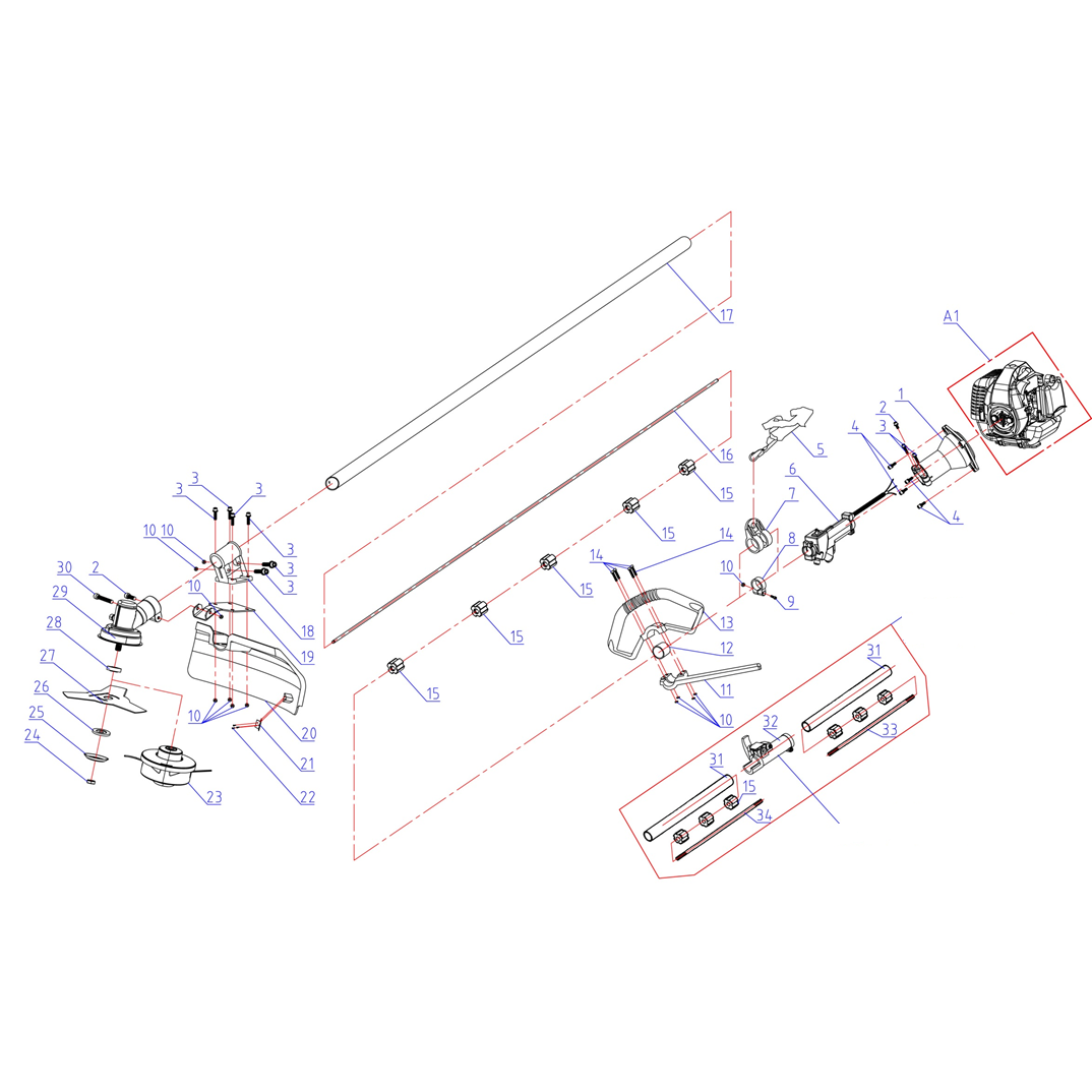 Бензокоса КРБ-250