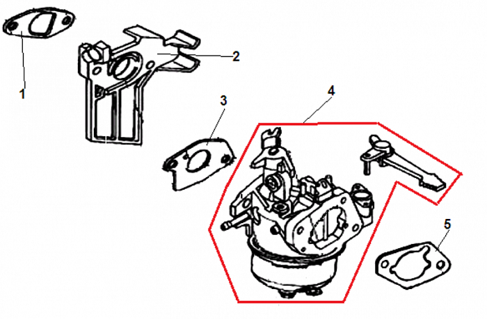 9 КАРБЮРАТОР ГЕНЕРАТОР CHAMPION GG3000