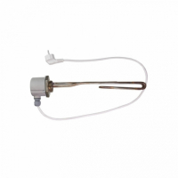 КОМПЛЕКТ: ТЭН RCT 2000W, TW, G1 1/2", L390мм, 230V + стержневой термостат + индикаторная лампа + крышка + сетевой шнур