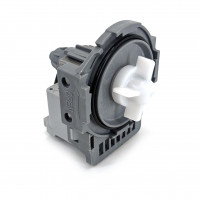 Насос Hanyu 9011229 30W, круглый, 4 защелки, клеммы назад ПММ Gorenje Hansa Midea 674000600154